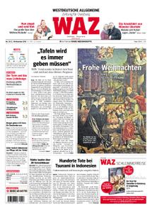 WAZ Westdeutsche Allgemeine Zeitung Duisburg-Nord - 24. Dezember 2018