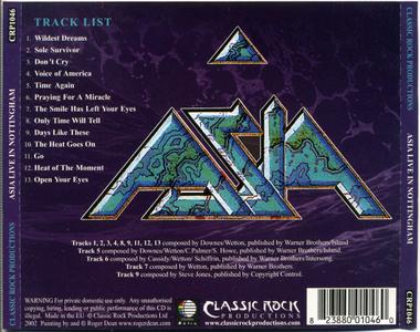 Asia - Live in Nottingham (1990)