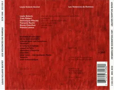 Louis Sclavis Sextet - Les violences de Rameau (1996) {ECM 1588}