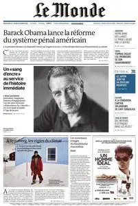 Le Monde du Dimanche 19 et Lundi 20 Juillet 2015