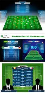 Vectors - Football Match Scoreboards