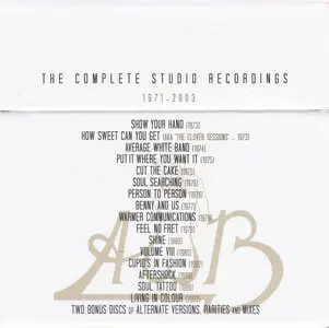 Average White Band - The Complete Studio Recordings 1971-2003 (2014) [19CD Box Set]