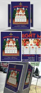 Midnight Mass Flyer Template