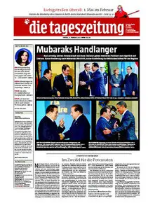 Tageszeitung TAZ vom 4 Februar 2011