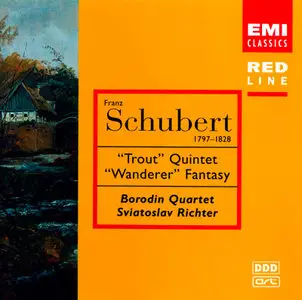 Schubert: "Trout" Quintet & "Wanderer" Fantasy / Richter, Borodin Quartet (1998)