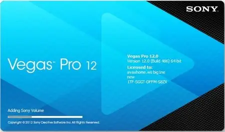 Sony Vegas Pro 12.0 Build 486 x64