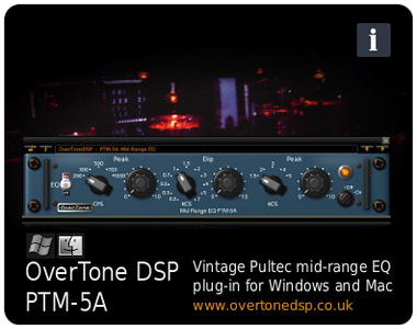 OverTone DSP PTM-5A v2.0.0 (Win/Mac)