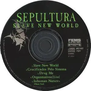 Sepultura - Slave New World (Japan CD5) (1994) {Roadrunner}