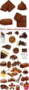 Vectors - Different Chocolate Sweets 2