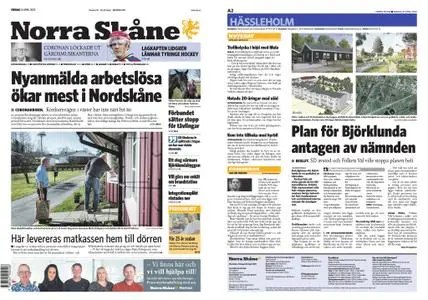Norra Skåne – 24 april 2020