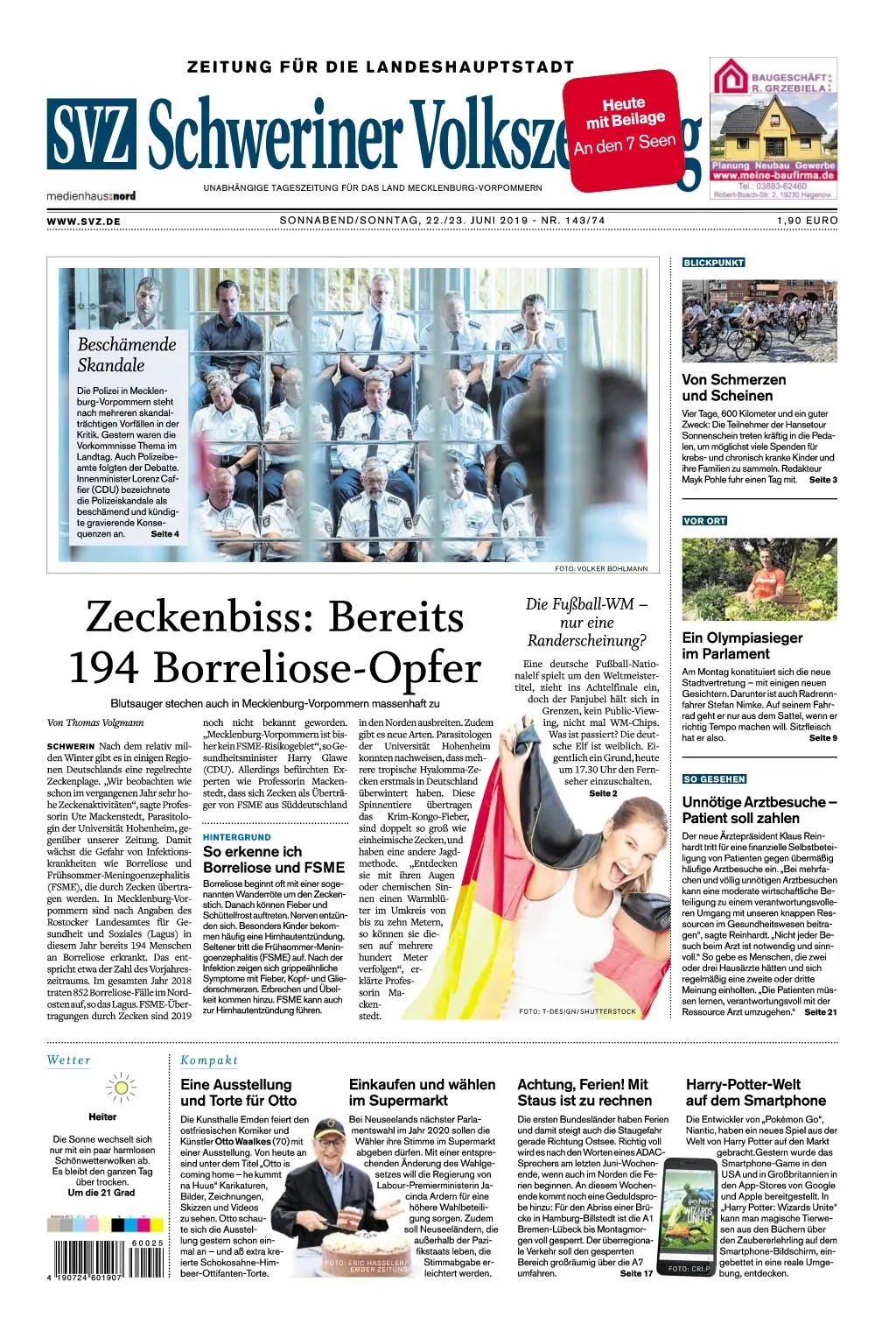 Schweriner Volkszeitung Schweriner Volkszeitung