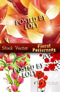Floral patterns #2 - Stock Vector