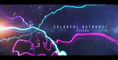 Plexus Titles 3 (Colorful Outburst) - Project for After Effects (VideoHive)