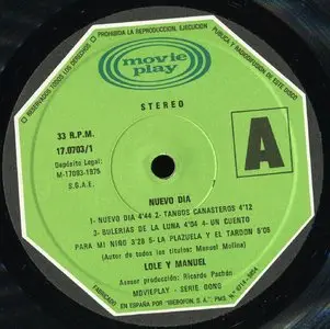 Lole y Manuel - Nuevo Día {Original SP} Vinyl Rip 24/96