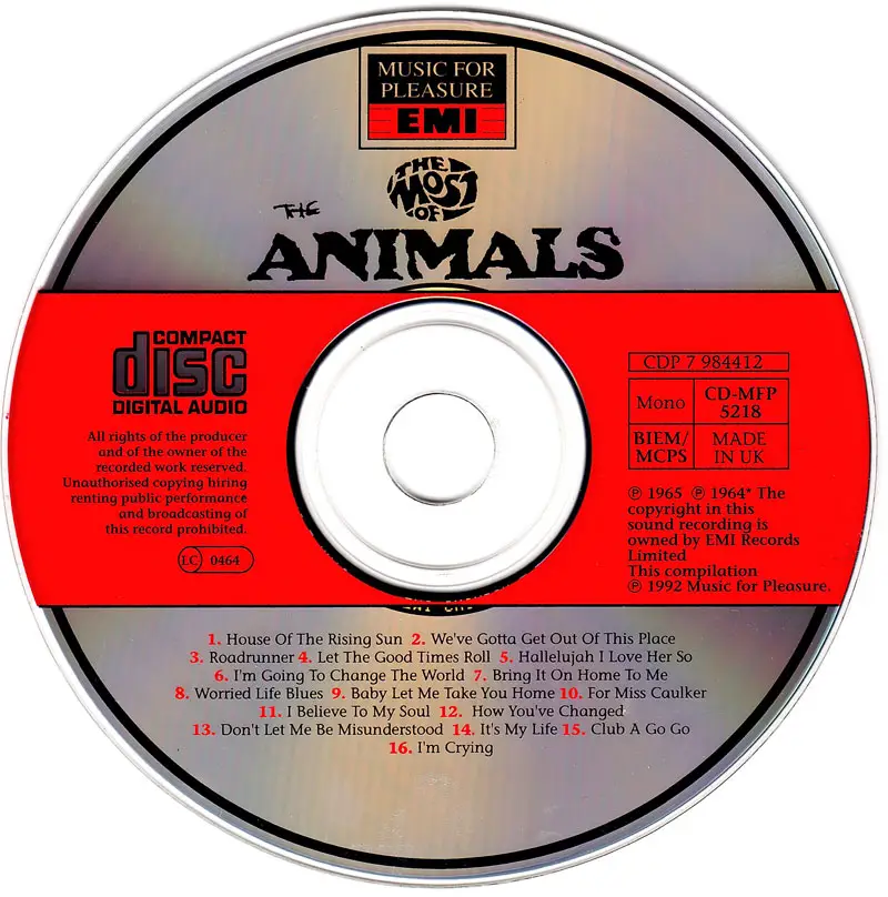 The Animals - The Most Of The Animals (1992) / AvaxHome