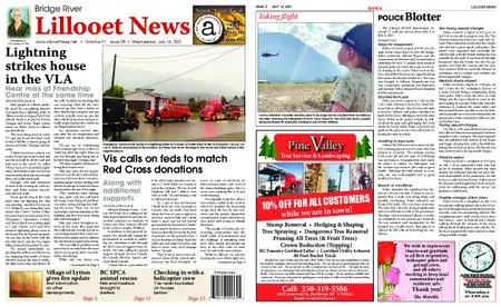 Bridge River Lillooet News – July 14, 2021