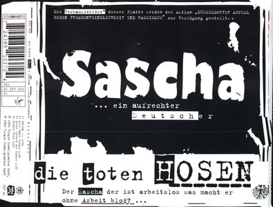 Die Toten Hosen - Sascha ... Ein Aufrechter Deutscher [Virgin 665 620] {Germany 1992} REPOST
