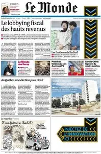 Le Monde et Le Monde des Livres du Vendredi 7 Septembre 2012