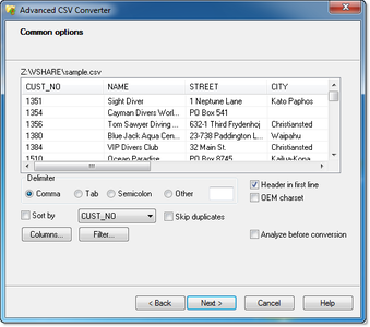 Advanced CSV Converter 4.35