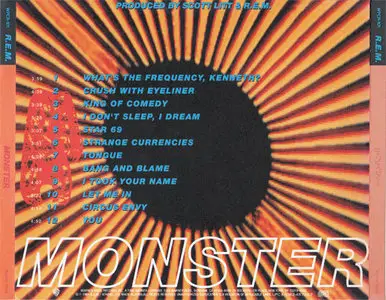 R.E.M. - Monster [Warner Music Japan - WPCR-101] {Japan 1994}