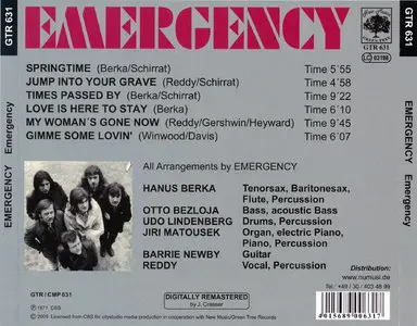 Emergency - Emergency (1971) [Reissue 2005]