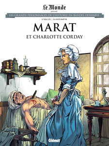 Les Grands Personnages De L'Histoire En Bandes Dessinees - Tome 49 - Marat Et Charlotte Corday