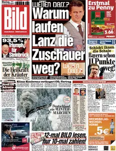 Bild Zeitung vom 10 Dezember 2012