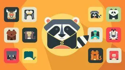 Adobe Illustrator: How to Draw Squared Animals Icons