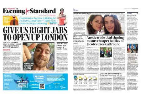 London Evening Standard – June 15, 2021