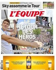 L'equipe du Jeudi 19 Juillet 2018