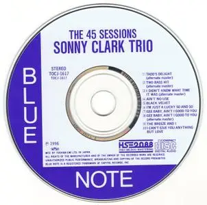 Sonny Clark Trio - The 45 Sessions (1958) {Blue Note Japan TOCJ-1617 rel 1996}