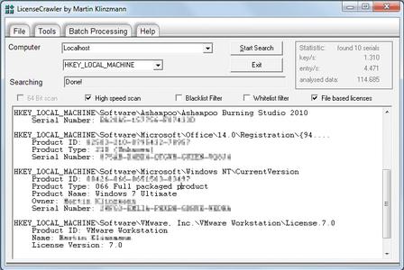 LicenseCrawler 2.7.2665 Multilingual + Portable
