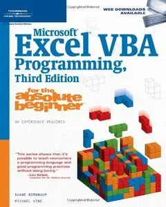 Microsoft Excel VBA Programming for the Absolute Beginner, 3 edition (Repost)