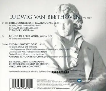 Pierre-Laurent Aimard, Nikolaus Harnoncourt - Beethoven: Triple Concerto, Choral Fantasia, Rondo in B flat (2004)
