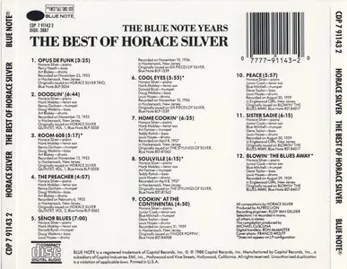 Horace Silver - The Best of Horace Silver (Blue Note Years)