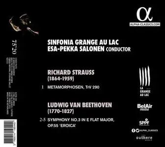 Esa-Pekka Salonen, Sinfonia Grange au Lac - Beethoven: Symphony No. 3; Richard Strauss: Metamorphosen (2019)