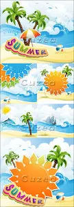 Vector - Summer rest on the sea