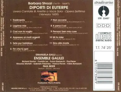 Emanuela Galli, Ensemble Galilei, Paul Beier - Strozzi: Diporti di Euterpe (1999)