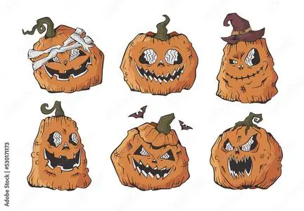 Halloween Pumpkin Illustrations 530171173