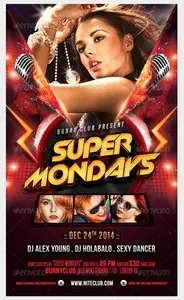 GraphicRiver Everyday Party Nightclub Psd Flyer Template