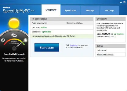 Uniblue Speed Up My PC 2010 4.2.1.1