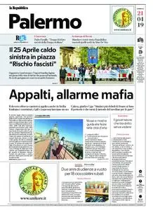 la Repubblica Palermo – 21 aprile 2019