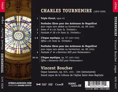 Vincent Boucher - Charles Tournemire: Trinitas (2012)