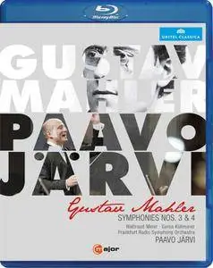 Paavo Jarvi, Frankfurt Radio Symphony Orchestra - Mahler: Symphonies Nos. 3 & 4 (2015) [Blu-Ray]