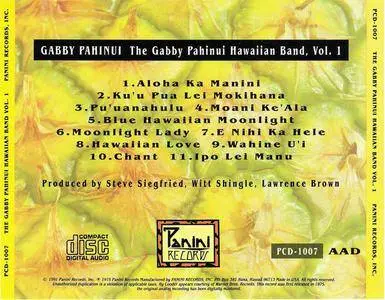 Gabby Pahinui - The Gabby Pahinui Hawaiian Band Vol. 1 (1975) {1991 Panini} **[RE-UP]**