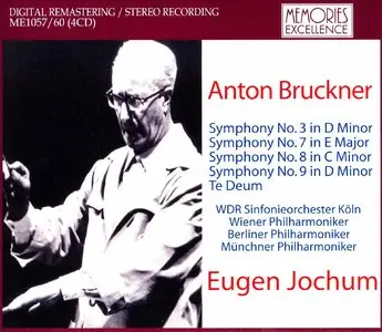 Bruckner Symphonies Nos. 3, 7, 8 & 9, Te Deum - Eugen Jochum (rare 4-CD Set)