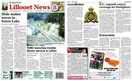 Bridge River Lillooet News – April 27, 2022