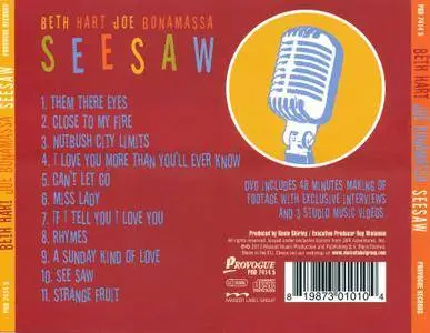 Beth Hart & Joe Bonamassa - Seesaw (2013) CD + DVD, Limited Edition