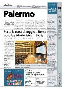 la Repubblica Palermo - 30 Gennaio 2018