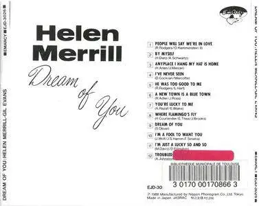 Helen Merrill - Dream of You (Japan Edition) (1956/1988)